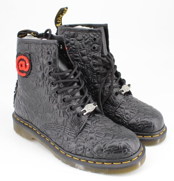 Dr. Martens Other - DOC DR. MARTENS X BEARBRICK MEDICOM TOY 1460 BOOTS SIZE 7UK PREOWED WITH BOX